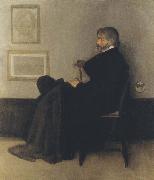 Sir William Orpen Portrait of Thomas Carlyle Sweden oil painting artist